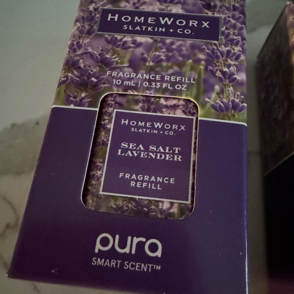 2 (set) NEW PURA SCENTS- Seasalt Lavender